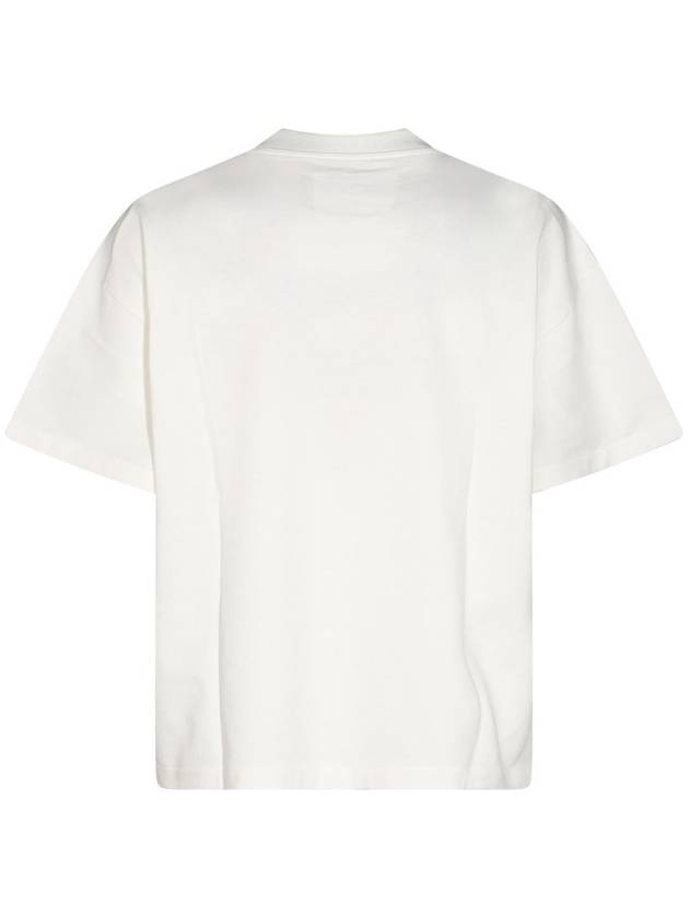 Logo Print Short Sleeve T-Shirt White - JIL SANDER - BALAAN 4