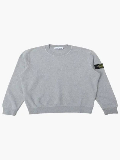 Wappen Patch Crew Neck Sweatshirt Grey - STONE ISLAND - BALAAN 2