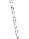 Monogram Chain Necklace Silver - LOUIS VUITTON - BALAAN 3