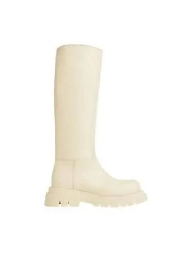 Lug Calfskin Long Boots Sea Salt - BOTTEGA VENETA - BALAAN 2