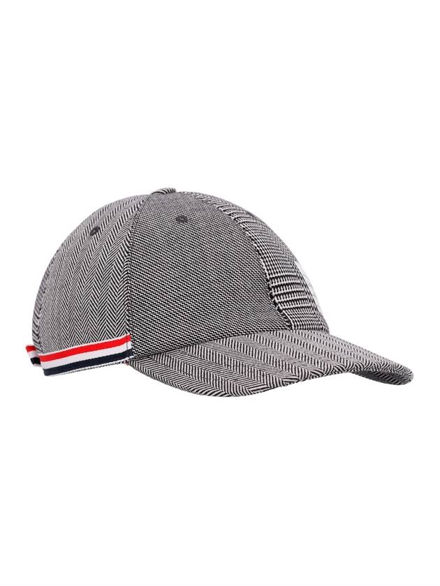 Prince Of Wales Wool Ball Cap Black White - THOM BROWNE - BALAAN 2