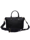 Gold Pocono Nylon Tote Bag Black - PRADA - BALAAN 4