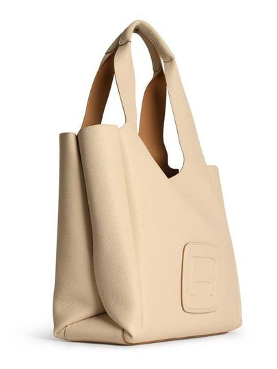 Hogan 'Shopping H-Bag' Ivory Leather Bag - HOGAN - BALAAN 2