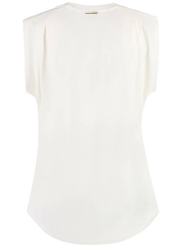 Sleeveless T-Shirt MF351317AW110 White - MICHAEL KORS - BALAAN 3