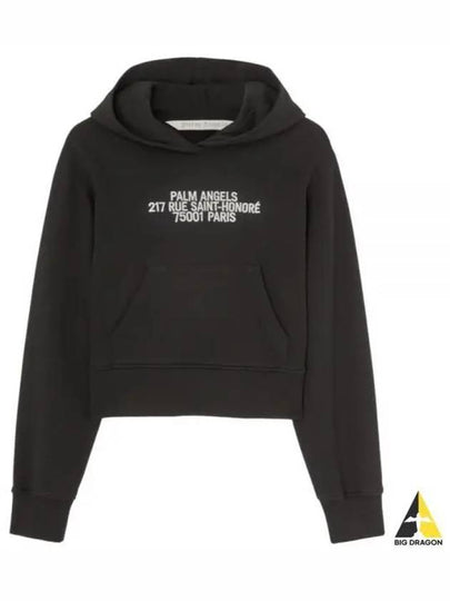 Cotton Hoodie Black - PALM ANGELS - BALAAN 2