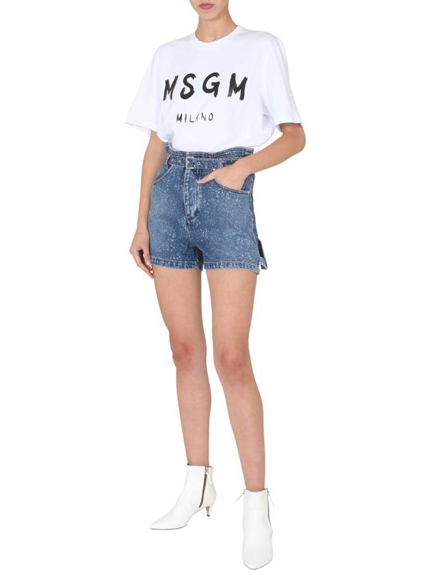 Denim Shorts 2941MDB44L20772888 B0040168762 - MSGM - BALAAN 3