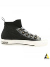 Walk'n'Dior Platform High Top Sneakers Black - DIOR - BALAAN 2