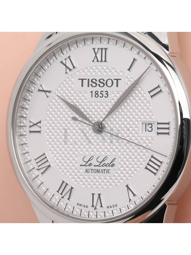 Watch Le Locle Powermatic 80 White Steel T006 407 11 033 00 - TISSOT - BALAAN 8