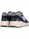 Star Running Sole Suede Low Top Sneakers Grey Navy - GOLDEN GOOSE - BALAAN 6