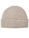 Women's Logo Wool Beanie Sand Beige - GANNI - BALAAN 3