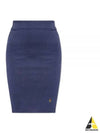 Embroidered ORB Pencil Skirt Navy - VIVIENNE WESTWOOD - BALAAN 2