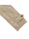 quilted padded jacket beige - BURBERRY - BALAAN.