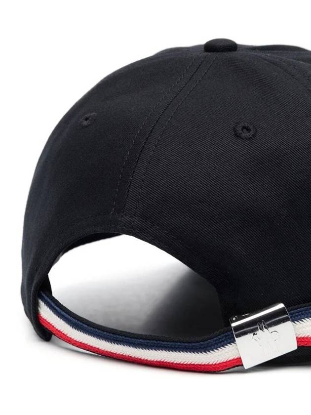 Gabardine Baseball Cap Black - MONCLER - BALAAN 6