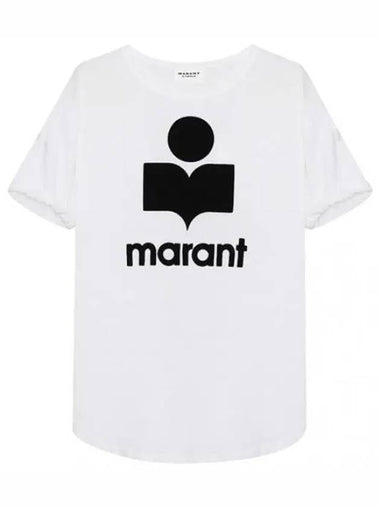 Coldy Linen Logo T Shirt Women s Short Sleeve Tee - ISABEL MARANT - BALAAN 1