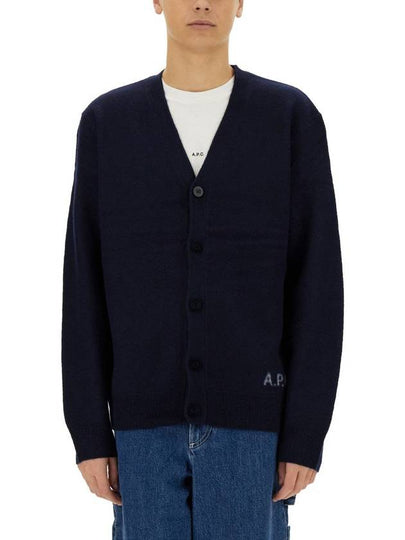 Kenny Merino Wool Cardigan Dark Navy - A.P.C. - BALAAN 2