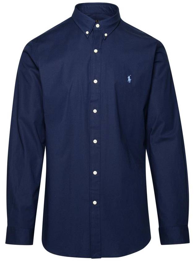 Long Sleeve Shirt 710928254001 Navy - POLO RALPH LAUREN - BALAAN 2