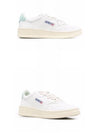 Women's Medalist Goat Mint Tab Low Top Sneakers White - AUTRY - BALAAN 5