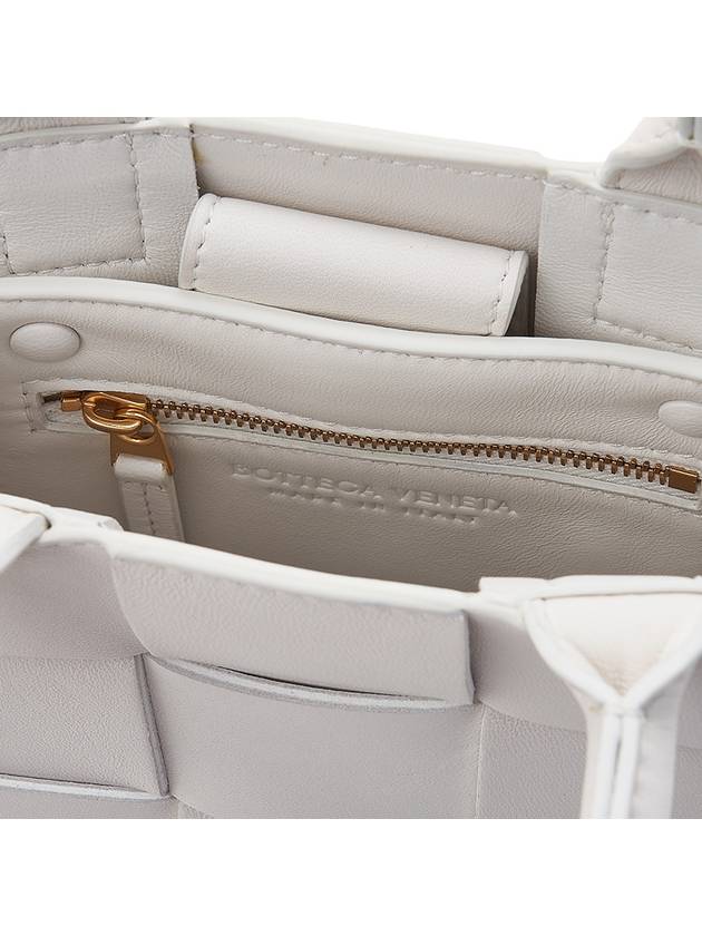 Cassette Mini Tote Bag White - BOTTEGA VENETA - BALAAN 10