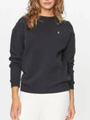 Embroidered Logo Pony Fleece Sweatshirt Black - POLO RALPH LAUREN - BALAAN 3