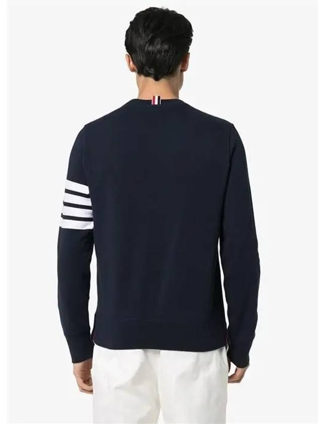 4 Bar Loopback Jersey Sweatshirt Navy - THOM BROWNE - BALAAN 4