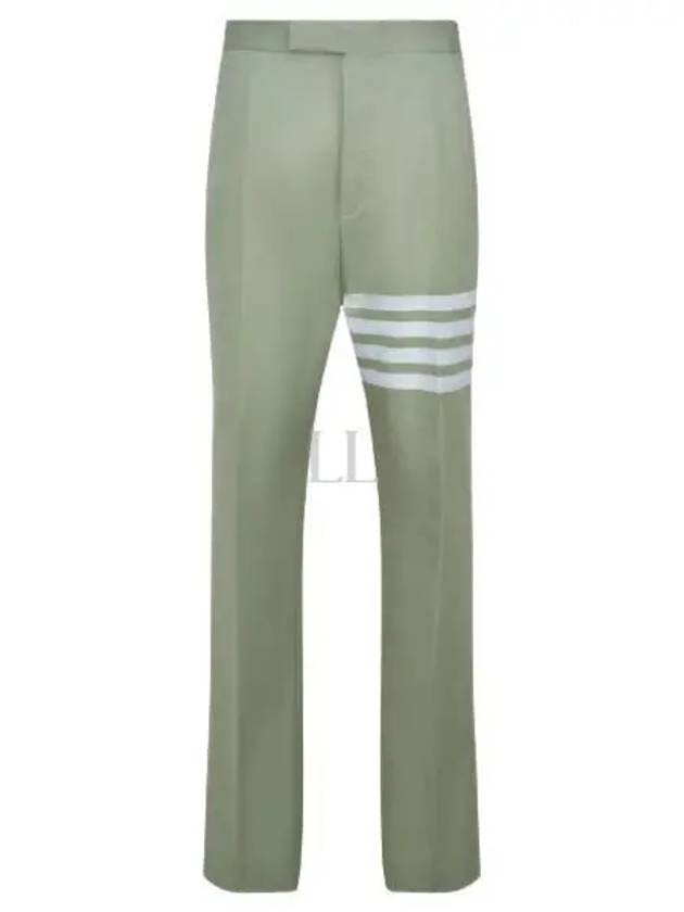 4 Bar Tailored Straight Pants Green - THOM BROWNE - BALAAN 2