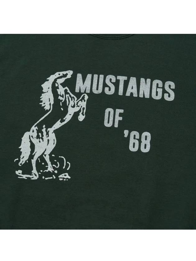 FG MUSTANGS FOREST GREEN Sweatshirt - WILD DONKEY - BALAAN 3