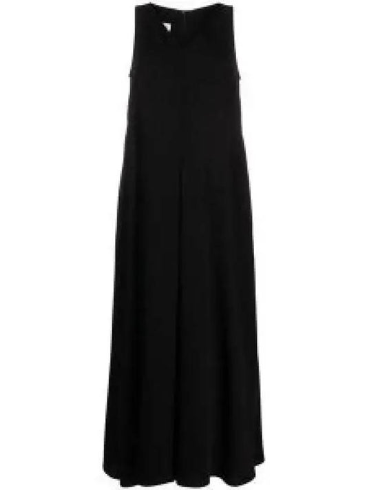 Wide Sleeveless Long Dress Black - MAISON MARGIELA - BALAAN 2