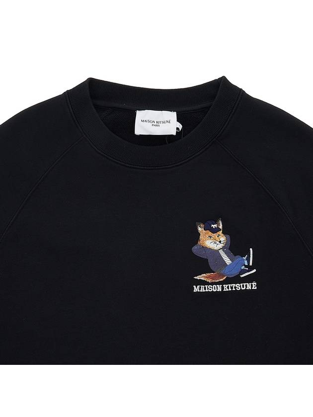 Maison Kitsune Men's Dressed Fox Print Sweatshirt JM00331KM0001 BK - MAISON KITSUNE - BALAAN 3