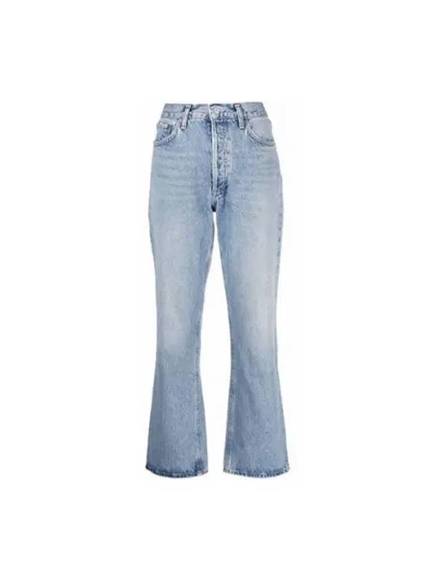 High-waist Denim Relax Fit Flared Jeans Blue - AGOLDE - BALAAN 2