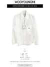 Butterfly Back Logo Long Sleeve Shirt White - WOOYOUNGMI - BALAAN 3