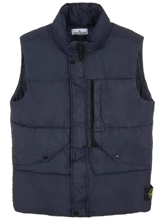 Crinkle Reps R-NY Down Vest Navy - STONE ISLAND - BALAAN 2