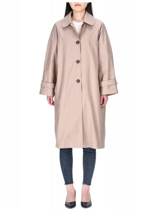 The Cube FTRENCH 2419021084600 008 Twill Trench Coat Coat - MAX MARA - BALAAN 2