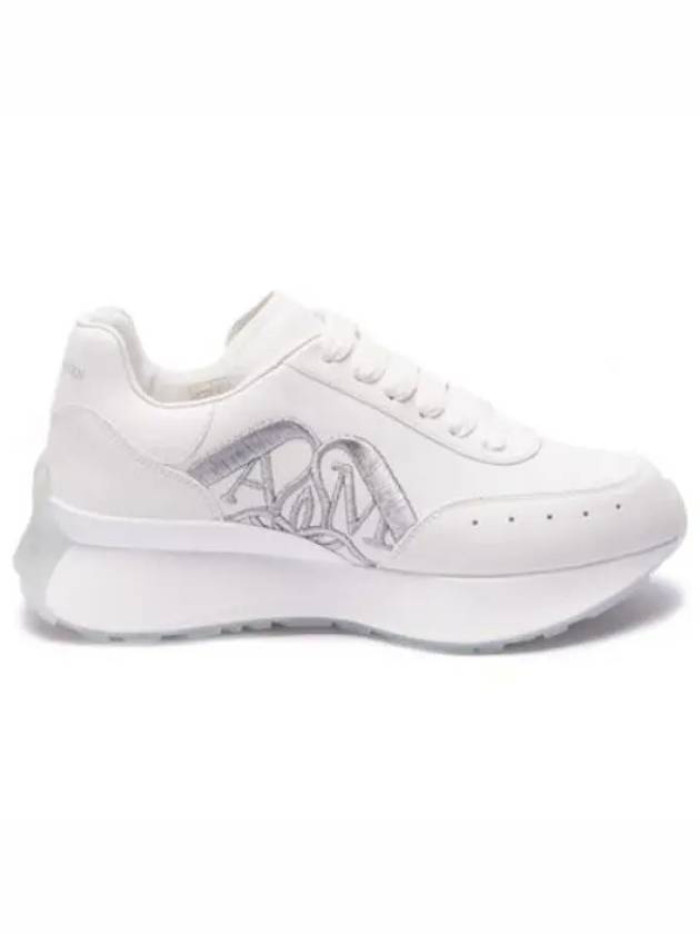 Sprint Runner Logo Low Top Sneakers White - ALEXANDER MCQUEEN - BALAAN 2