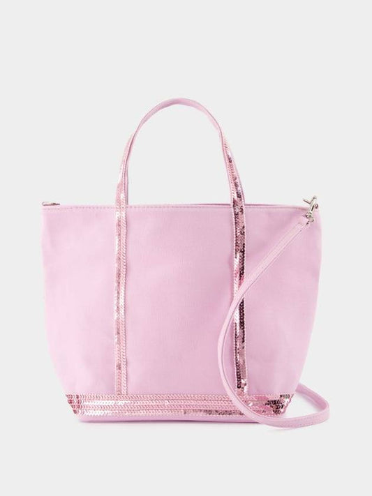 Cabas S Shopper Bag Vanessa Bruno Cotton Pink - VANESSA BRUNO - BALAAN 1