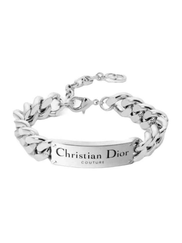 Chain Link Bracelet Silver - DIOR - BALAAN 1