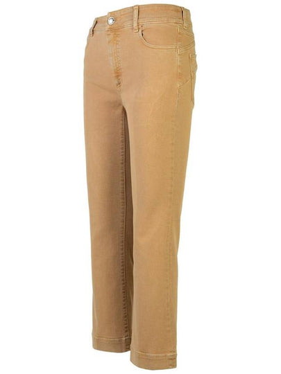 Sportmax 'Enna' Beige Cotton Jeans - MAX MARA SPORTMAX - BALAAN 2