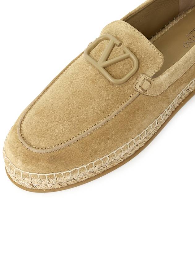 Logo Suede Espadrilles Beige - VALENTINO - BALAAN 8