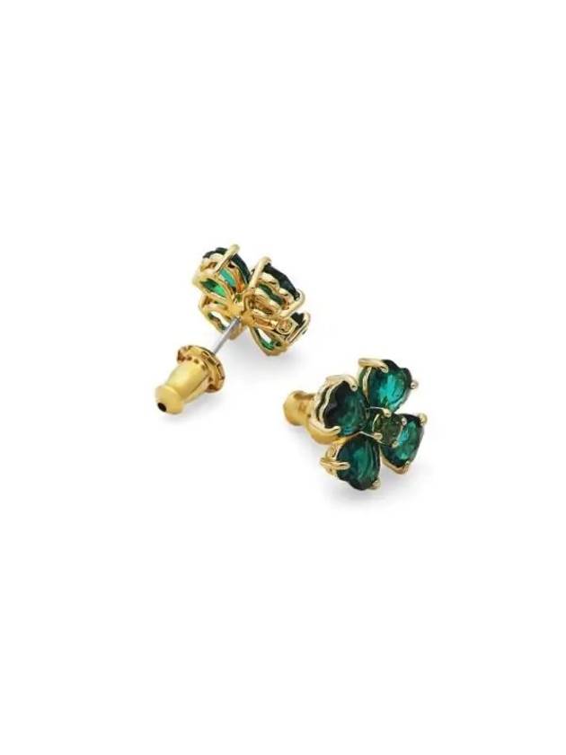 Idyllia Stud Earrings Green - SWAROVSKI - BALAAN 5