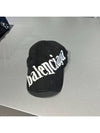 diagonal logo ball cap black - BALENCIAGA - BALAAN 3