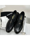 CC logo leather loafers black - CHANEL - BALAAN 5