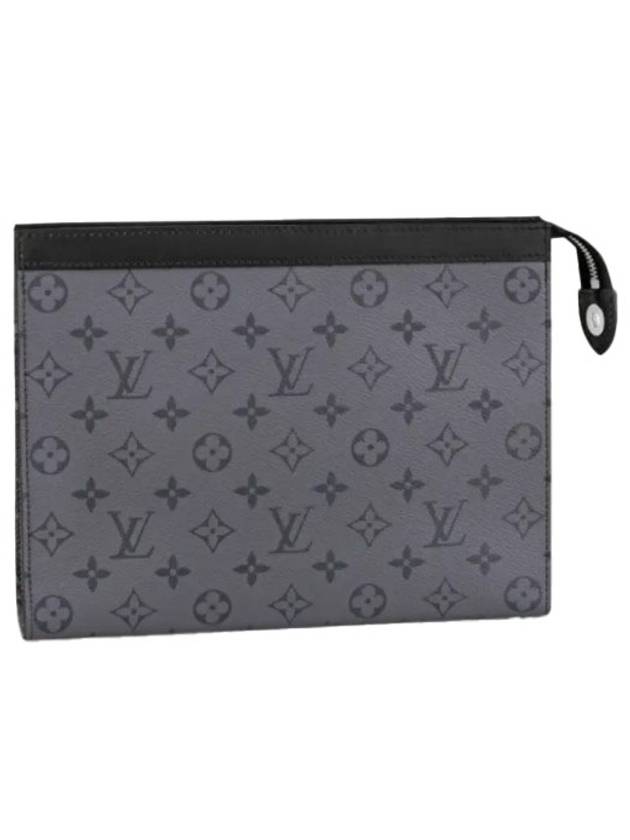 Monogram Eclipse Reverse Pochette Voyage MM Pouch Bag Grey - LOUIS VUITTON - BALAAN 2