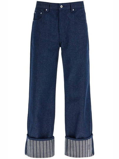 Jacquemus Le Denimes wide jeans navy - JACQUEMUS - BALAAN 2