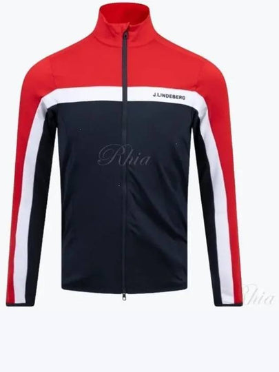 Jarvis Mid Layer Zip Up Jacket Red - J.LINDEBERG - BALAAN 2