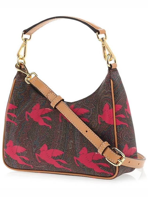 Stampa Pegasus Shoulder Bag Brown Red - ETRO - BALAAN 3