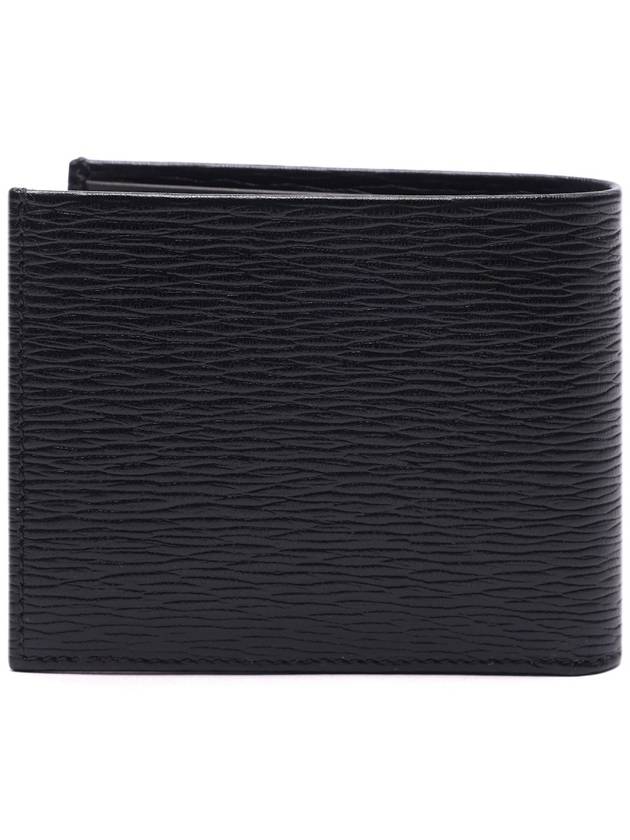 Gancini Half Wallet Black - SALVATORE FERRAGAMO - BALAAN 5