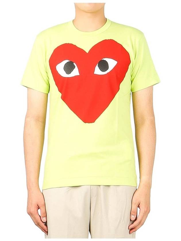 P1T274 GREEN Men s Short Sleeve T Shirt - COMME DES GARCONS - BALAAN 1