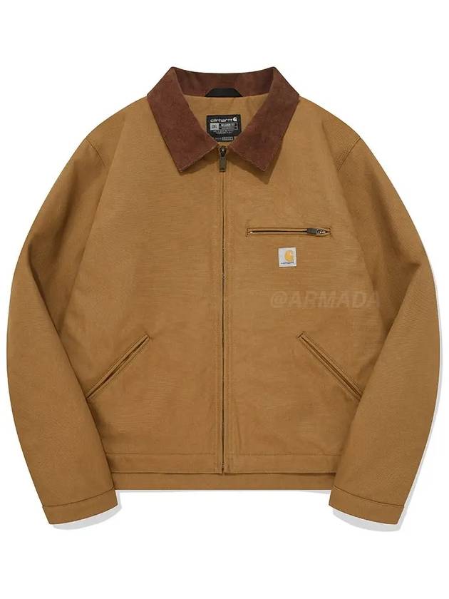 103828 Duck Detroit Jacket Brown - CARHARTT - BALAAN 1