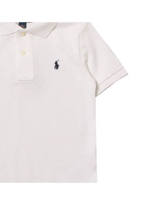 Kids Women s Pony Embroidery Collar T shirt 547926 002 - POLO RALPH LAUREN - BALAAN 4