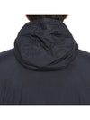 Men's Garment Dyed Crinkle Reps Recycled Nylon Primaloft TC Hooded Jacket Navy - STONE ISLAND - BALAAN 10