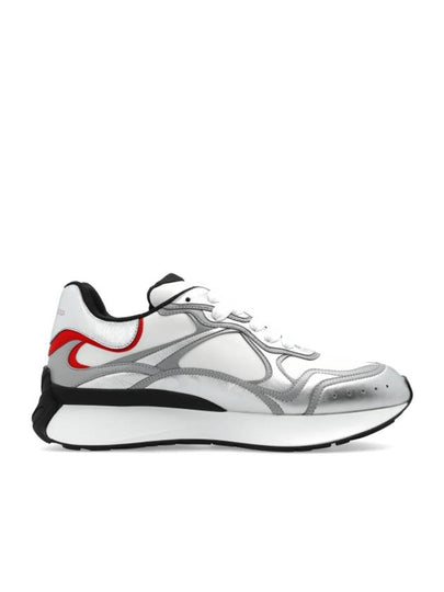 The Seal Low-Top Sneakers Silver White - ALEXANDER MCQUEEN - BALAAN 2